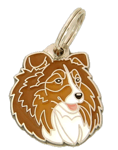 ШЕЛТИ, ШЕТЛАНДСКАЯ ОВЧАРКА - СОБОЛИНЫЕ - pet ID tag, dog ID tags, pet tags, personalized pet tags MjavHov - engraved pet tags online